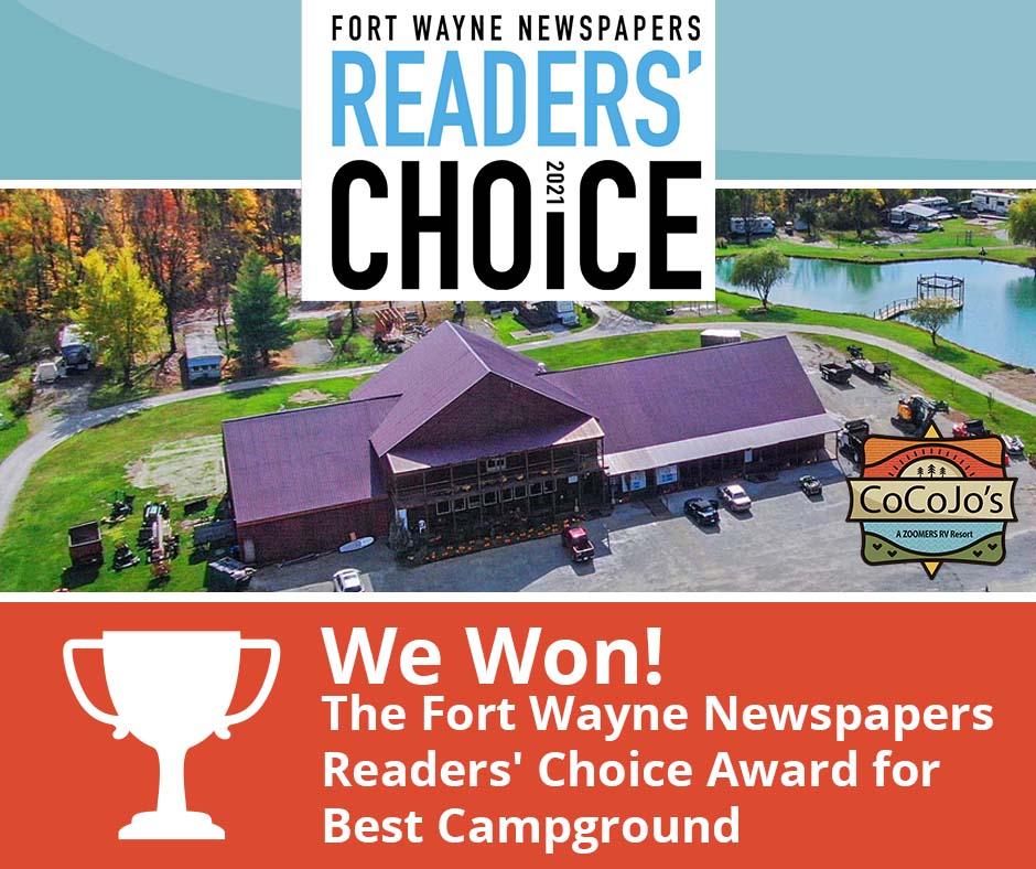 CoCoJo's Wins Reader's Choice Award